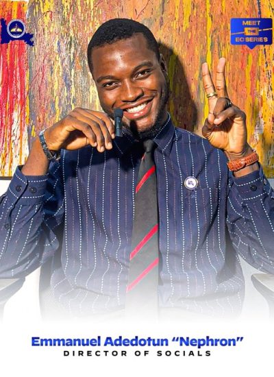 Dir. of Socials - Emmanuel Adedotun